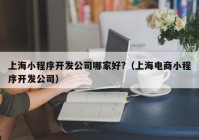 上海小程序开发公司哪家好?（上海电商小程序开发公司）