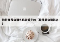 软件开发公司名称带敏字的（软件类公司起名）