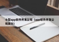 小型app软件开发公司（app软件开发公司简介）