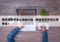 西安软件开发公司排行榜（西安软件外包公司排名）