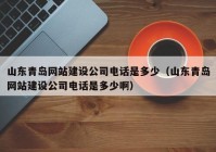 山东青岛网站建设公司电话是多少（山东青岛网站建设公司电话是多少啊）