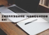 正规软件开发培训学校（电脑编程培训学校哪家好）