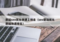 新站seo优化快速上排名（seo整站优化新站快速排名）