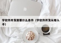 学软件开发需要什么条件（学软件开发从哪入手）