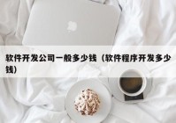 软件开发公司一般多少钱（软件程序开发多少钱）